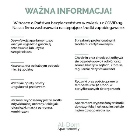 Апартаменты Al-dom Apartament Kasprowicza 112 *